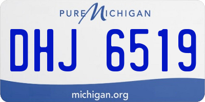 MI license plate DHJ6519