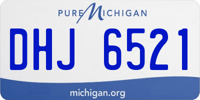 MI license plate DHJ6521