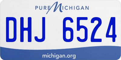 MI license plate DHJ6524
