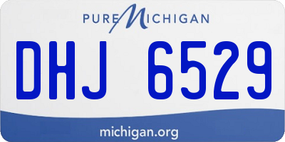 MI license plate DHJ6529