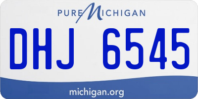 MI license plate DHJ6545