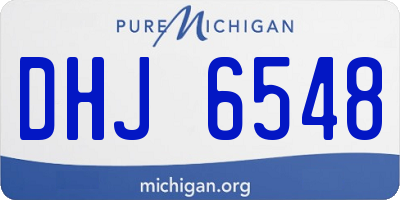 MI license plate DHJ6548