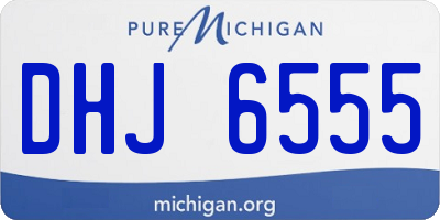 MI license plate DHJ6555
