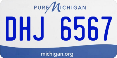 MI license plate DHJ6567