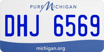 MI license plate DHJ6569