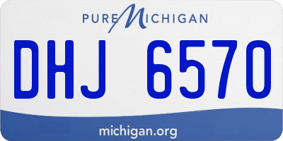 MI license plate DHJ6570