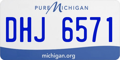 MI license plate DHJ6571