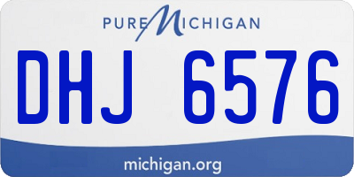 MI license plate DHJ6576
