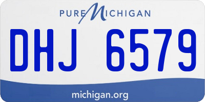 MI license plate DHJ6579