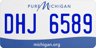 MI license plate DHJ6589