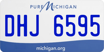 MI license plate DHJ6595