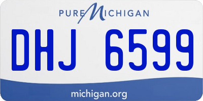 MI license plate DHJ6599