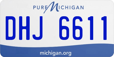 MI license plate DHJ6611