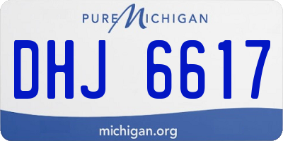 MI license plate DHJ6617