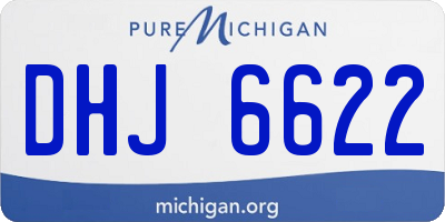 MI license plate DHJ6622