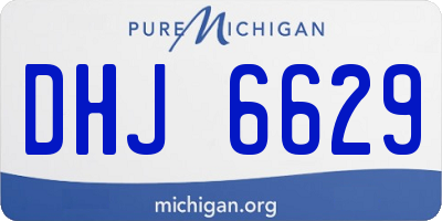 MI license plate DHJ6629