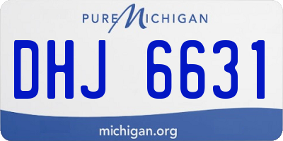 MI license plate DHJ6631