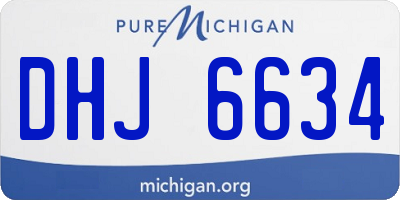 MI license plate DHJ6634