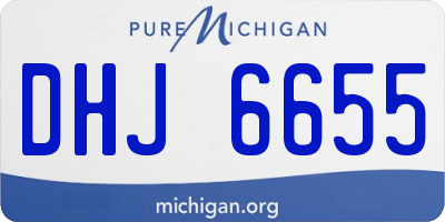 MI license plate DHJ6655