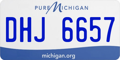 MI license plate DHJ6657