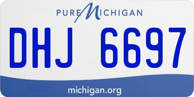 MI license plate DHJ6697