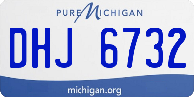 MI license plate DHJ6732