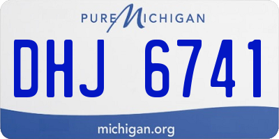 MI license plate DHJ6741