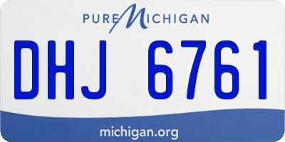MI license plate DHJ6761