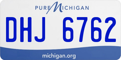 MI license plate DHJ6762
