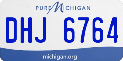 MI license plate DHJ6764