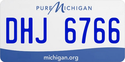 MI license plate DHJ6766