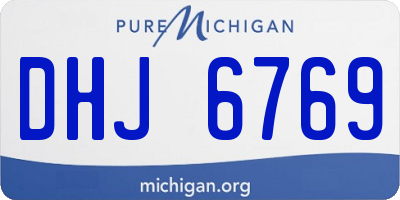 MI license plate DHJ6769