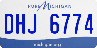 MI license plate DHJ6774