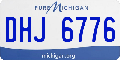 MI license plate DHJ6776