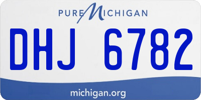 MI license plate DHJ6782