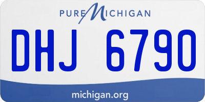 MI license plate DHJ6790