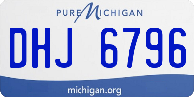 MI license plate DHJ6796