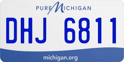 MI license plate DHJ6811