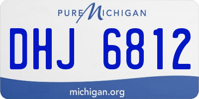 MI license plate DHJ6812