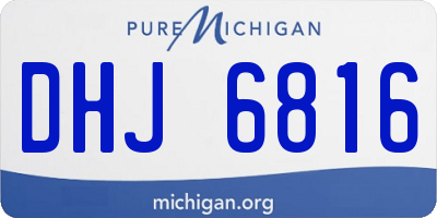 MI license plate DHJ6816