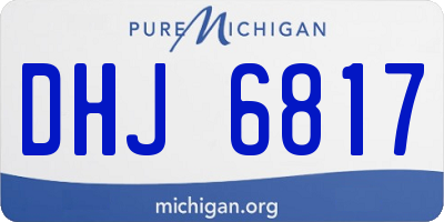 MI license plate DHJ6817