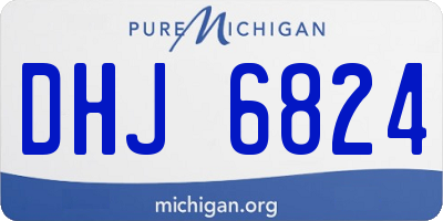 MI license plate DHJ6824