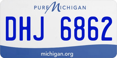 MI license plate DHJ6862