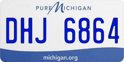 MI license plate DHJ6864