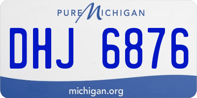 MI license plate DHJ6876
