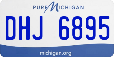 MI license plate DHJ6895