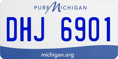 MI license plate DHJ6901