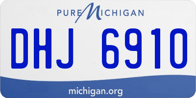 MI license plate DHJ6910