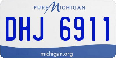 MI license plate DHJ6911