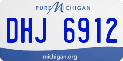 MI license plate DHJ6912